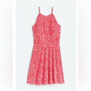 Fortune + Ivy Red Floral Mini Dress